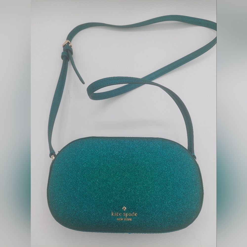 Kate Spade Glimmer Glitter Oval Camera Bag